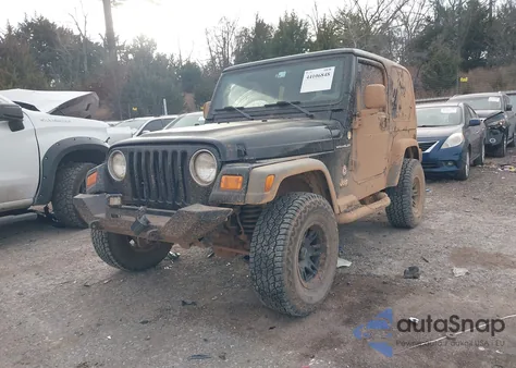 2003 Jeep Wrangler X z USA, uszkodzony, nr VIN 1J4FA39S53P369987